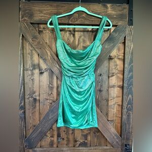 NWOT Lucy in the Sky Tie-Back Mini Dress